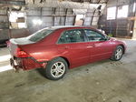 2007 Honda Accord Ex Красный vin: 1HGCM56867A089364