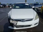 2007 Honda Accord 2.4 Ex White vin: 1HGCM56867A100203