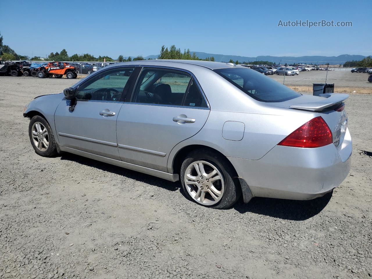 2007 Honda Accord Ex Silver vin: 1HGCM56867A121939