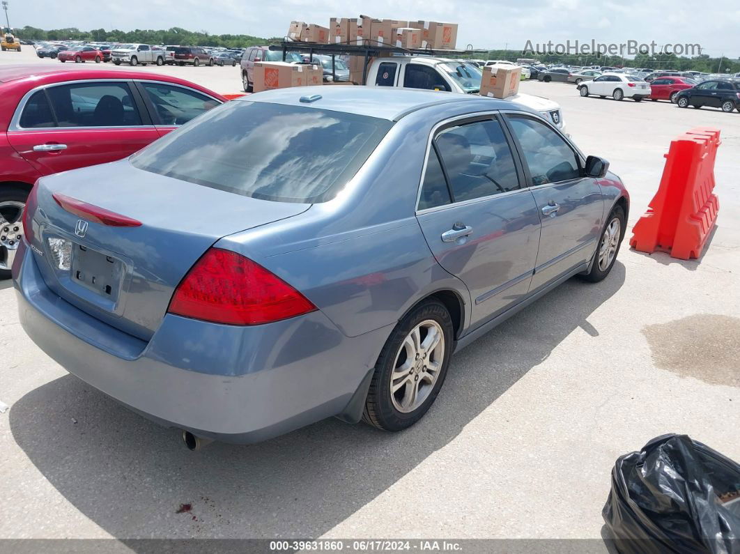 2007 Honda Accord 2.4 Ex Green vin: 1HGCM56877A055563