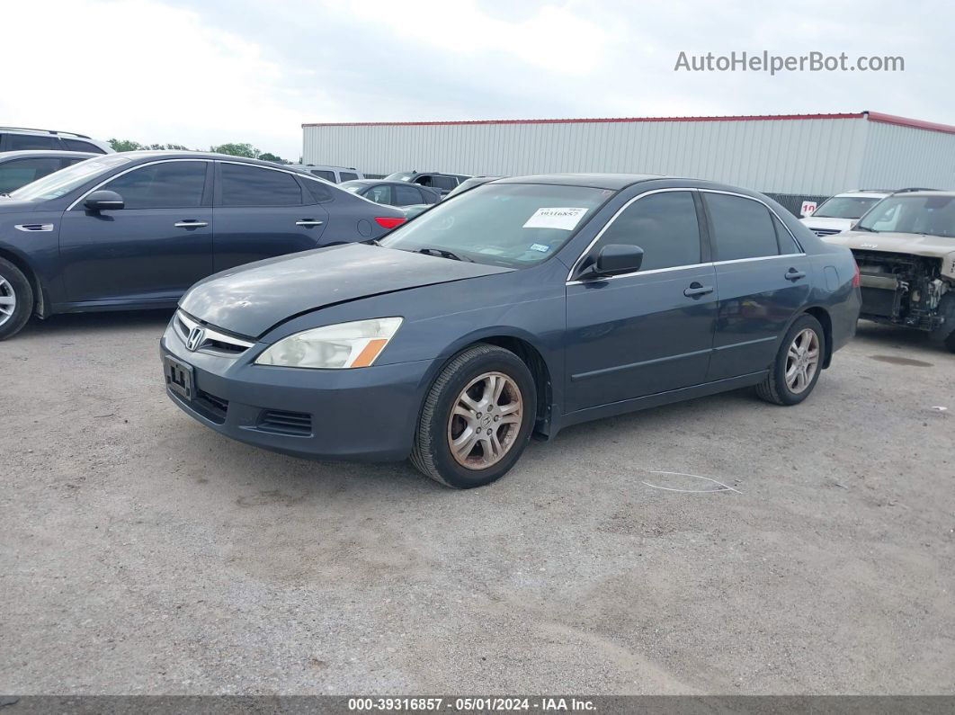 2007 Honda Accord 2.4 Ex Gray vin: 1HGCM56877A057720