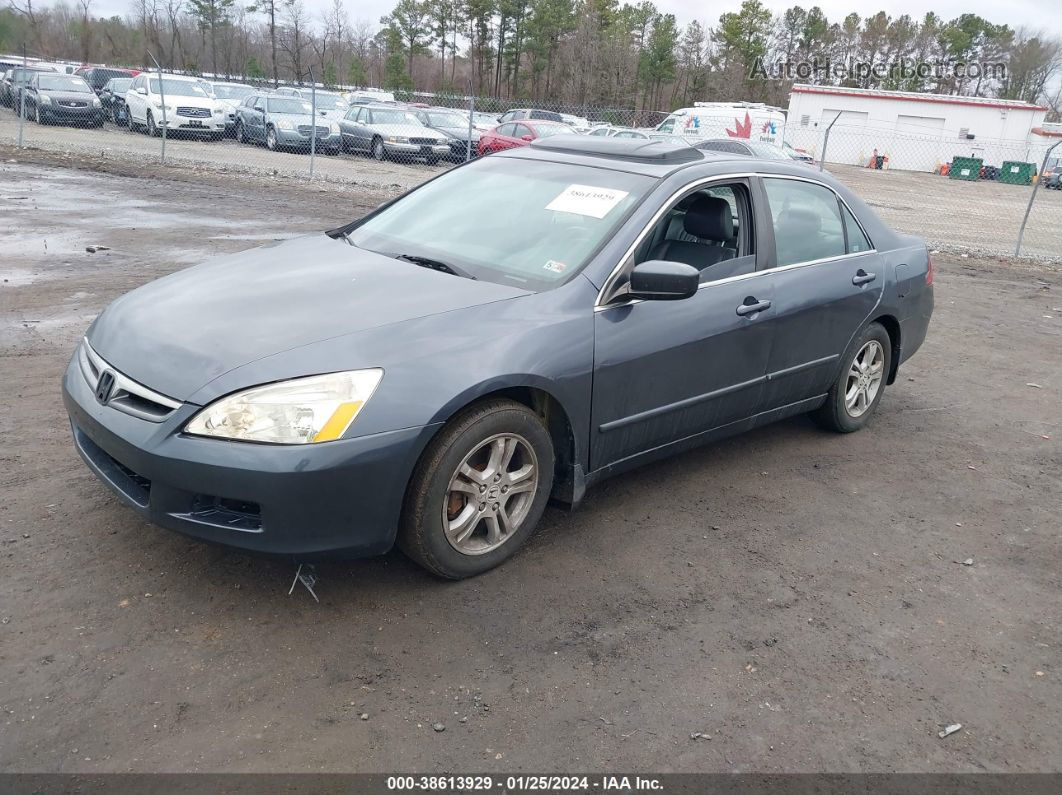 2007 Honda Accord 2.4 Ex Gray vin: 1HGCM56877A194060