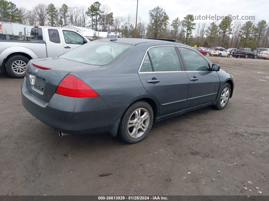 2007 Honda Accord 2.4 Ex Gray vin: 1HGCM56877A194060