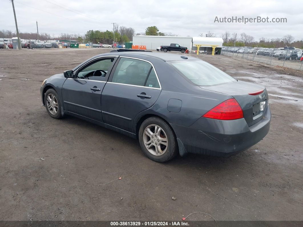 2007 Honda Accord 2.4 Ex Gray vin: 1HGCM56877A194060