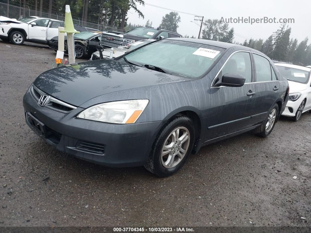 2007 Honda Accord Sdn Ex-l Gray vin: 1HGCM56877A205980