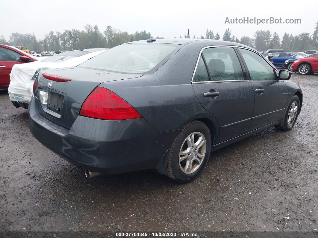 2007 Honda Accord Sdn Ex-l Gray vin: 1HGCM56877A205980