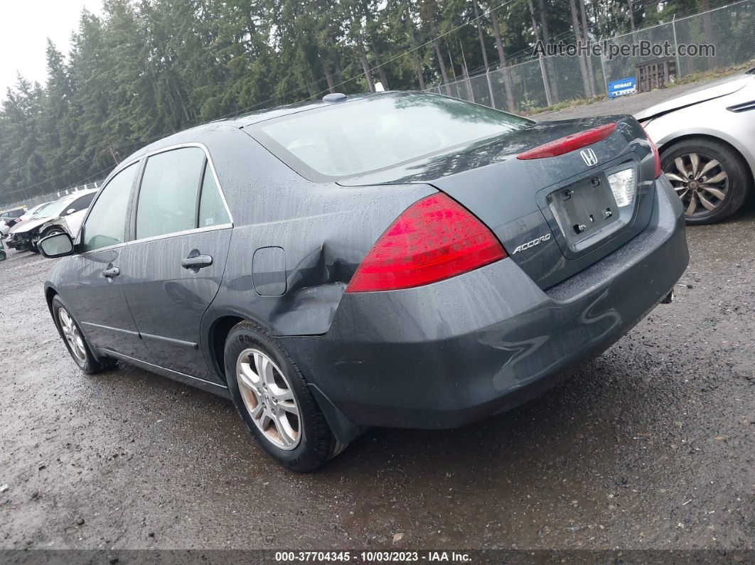 2007 Honda Accord Sdn Ex-l Gray vin: 1HGCM56877A205980