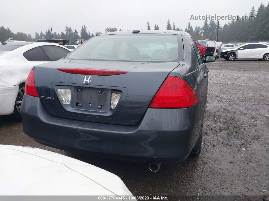 2007 Honda Accord Sdn Ex-l Gray vin: 1HGCM56877A205980