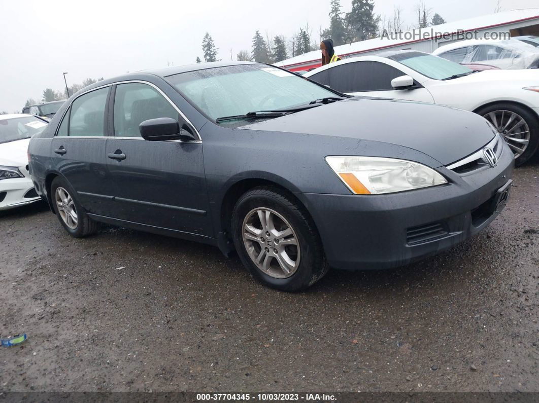 2007 Honda Accord Sdn Ex-l Gray vin: 1HGCM56877A205980