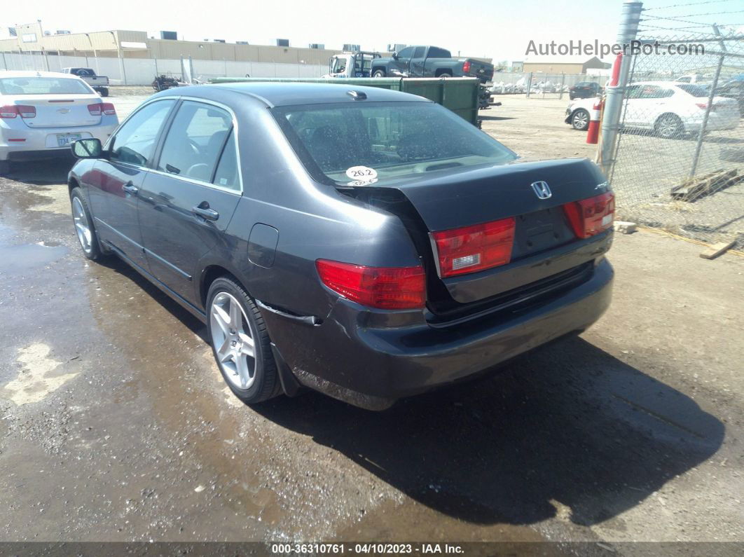 2005 Honda Accord Sdn Ex-l Gray vin: 1HGCM56885A149285