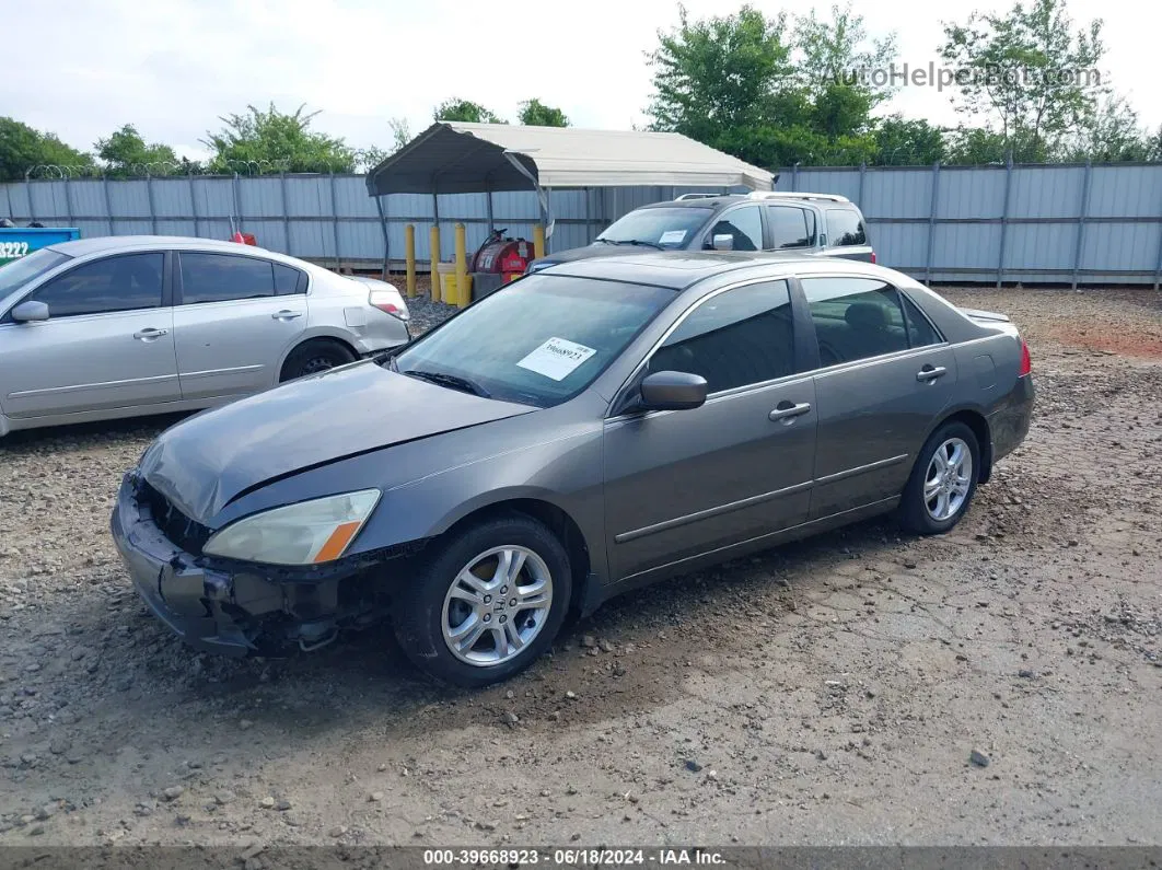 2007 Honda Accord 2.4 Ex Серый vin: 1HGCM56887A007778