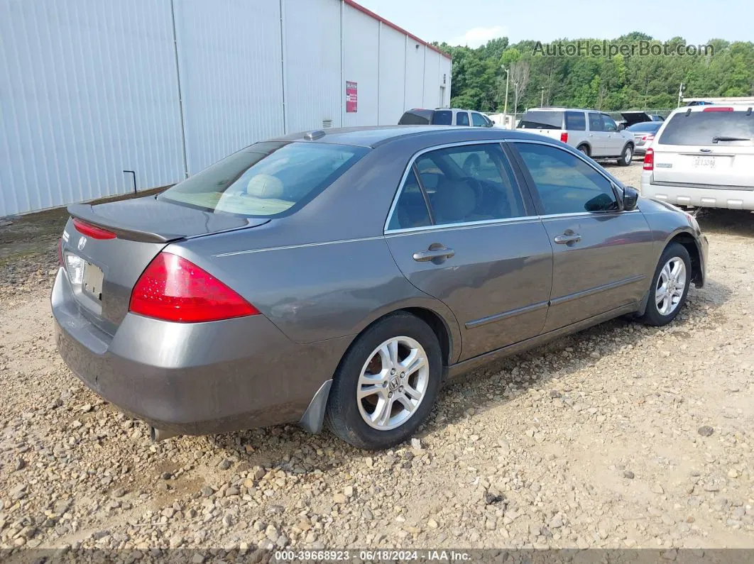 2007 Honda Accord 2.4 Ex Серый vin: 1HGCM56887A007778