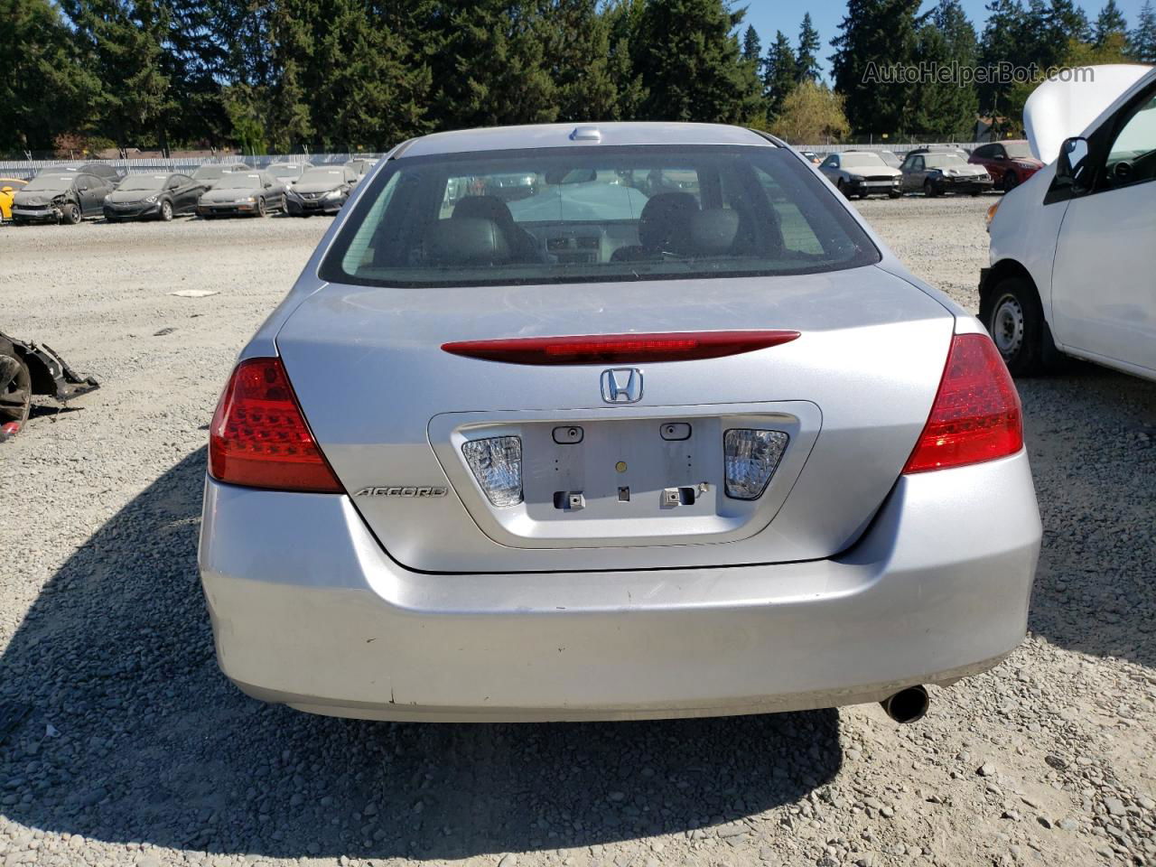 2007 Honda Accord Ex Silver vin: 1HGCM56887A109498