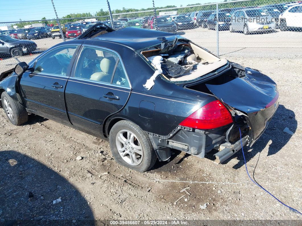 2007 Honda Accord 2.4 Ex Black vin: 1HGCM56887A146308