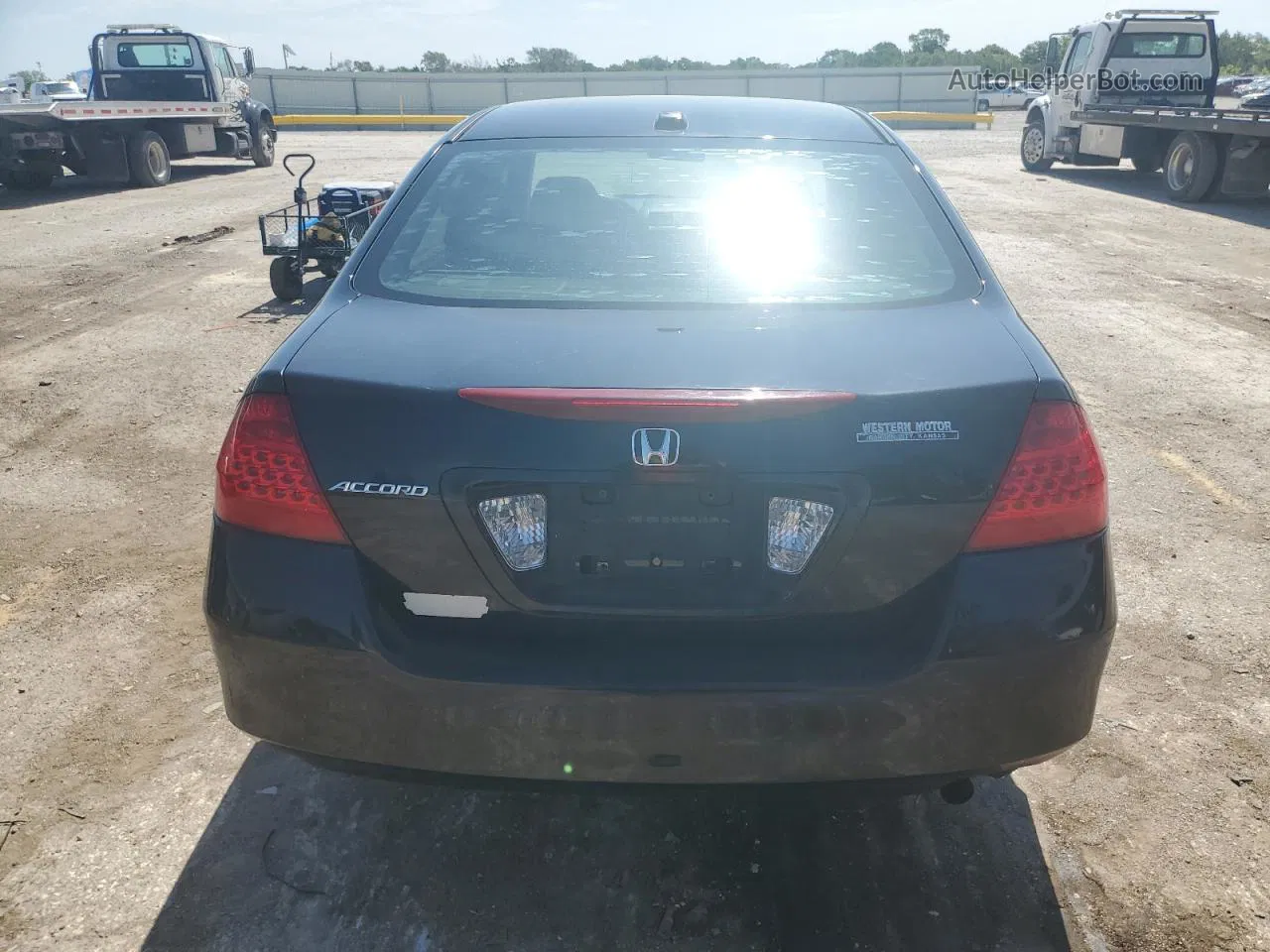 2007 Honda Accord Ex Black vin: 1HGCM56887A213621