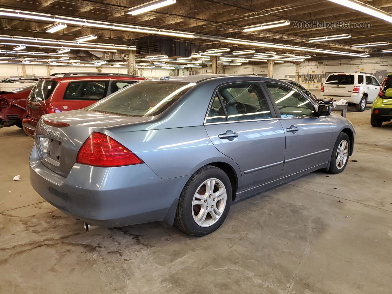 2007 Honda Accord Ex Gray vin: 1HGCM56897A103371