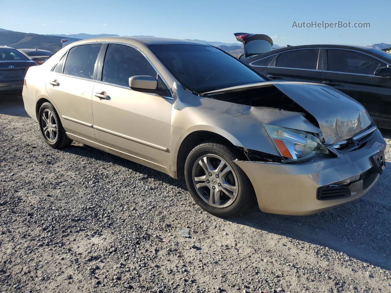 2007 Honda Accord Ex Gold vin: 1HGCM56897A184579