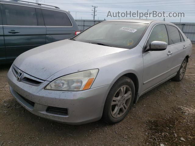 2007 Honda Accord Ex Silver vin: 1HGCM56897A199275