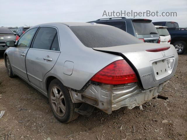 2007 Honda Accord Ex Silver vin: 1HGCM56897A199275