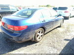 2005 Honda Accord Sdn Ex-l Blue vin: 1HGCM568X5A016124