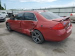 2007 Honda Accord Ex Бордовый vin: 1HGCM568X7A006146