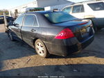 2007 Honda Accord Sdn Ex-l Black vin: 1HGCM568X7A028325