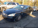 2007 Honda Accord Sdn Ex-l Black vin: 1HGCM568X7A028325