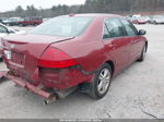 2007 Honda Accord 2.4 Ex Red vin: 1HGCM568X7A051152