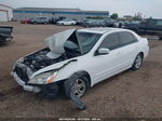 2007 Honda Accord 2.4 Ex Белый vin: 1HGCM568X7A118333