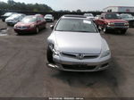 2007 Honda Accord 2.4 Ex Gray vin: 1HGCM568X7A121958