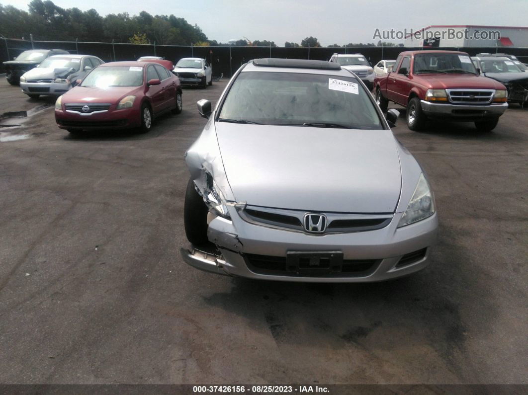 2007 Honda Accord 2.4 Ex Gray vin: 1HGCM568X7A121958