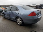 2007 Honda Accord Ex Синий vin: 1HGCM568X7A166821