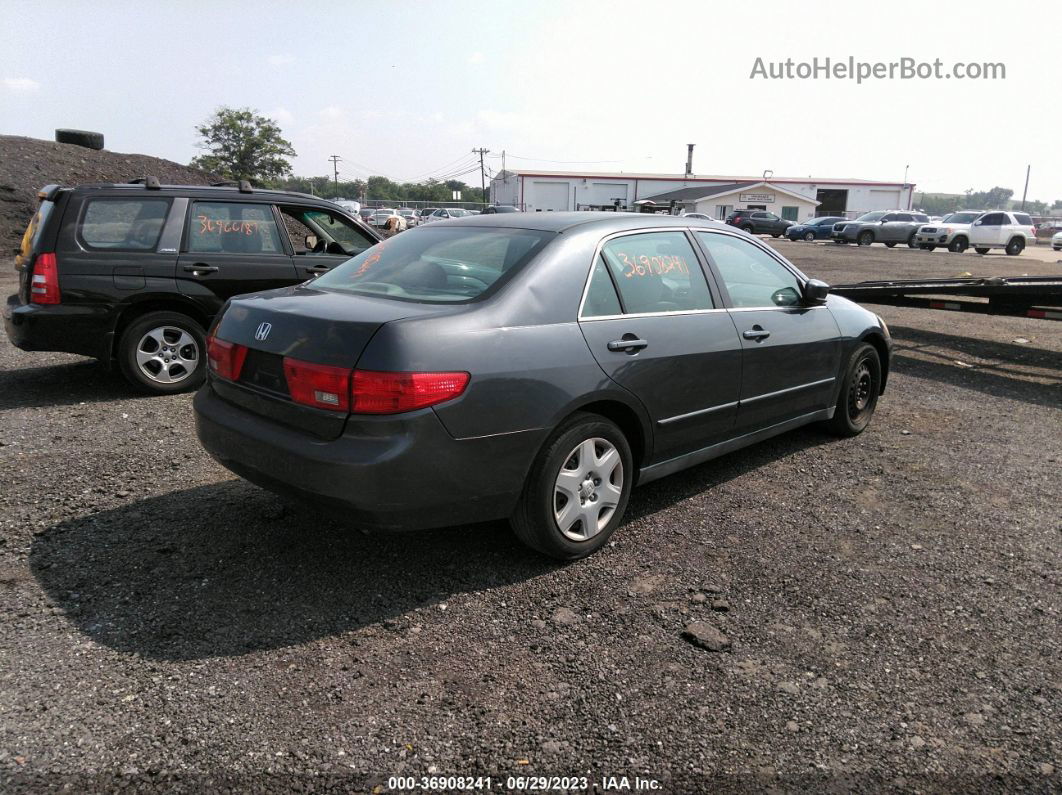 2005 Honda Accord Sdn Lx V6 Gray vin: 1HGCM66315A066629