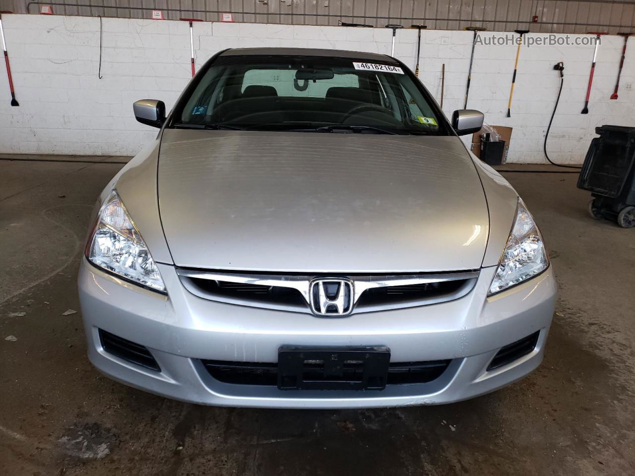 2007 Honda Accord Lx Silver vin: 1HGCM66317A031849