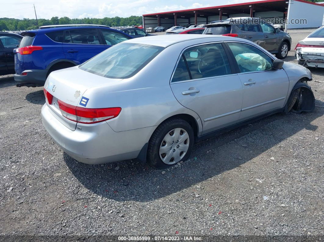 2003 Honda Accord Sdn Lx Silver vin: 1HGCM66333A008566