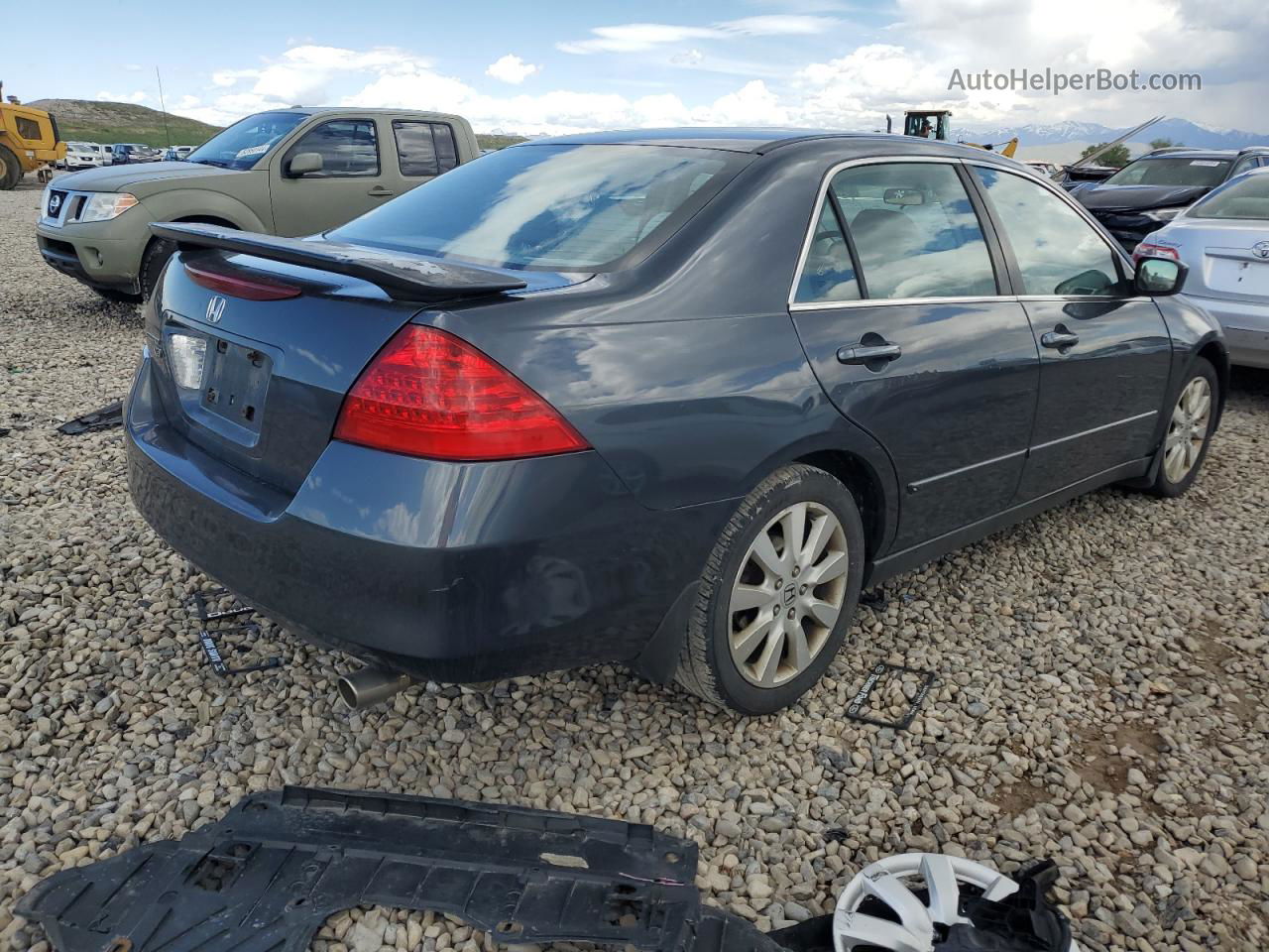 2007 Honda Accord Lx Charcoal vin: 1HGCM66357A032115