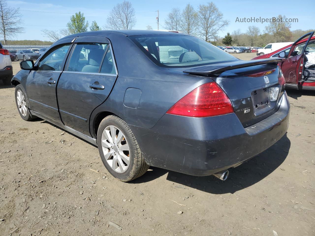 2007 Honda Accord Lx Charcoal vin: 1HGCM66377A008334