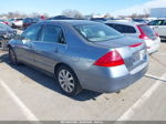 2007 Honda Accord 3.0 Se Синий vin: 1HGCM66407A067086