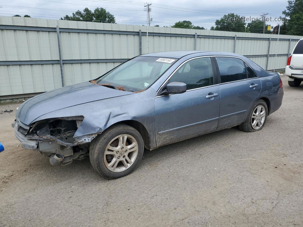 2007 Honda Accord Se Turquoise vin: 1HGCM66417A066111