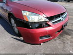 2007 Honda Accord Sdn Lx Se Red vin: 1HGCM66427A002305