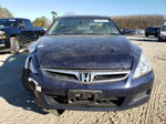 2007 Honda Accord Se Blue vin: 1HGCM66427A099831