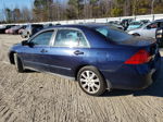 2007 Honda Accord Se Blue vin: 1HGCM66427A099831