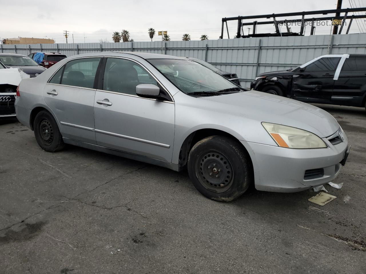 2007 Honda Accord Se Silver vin: 1HGCM66427A102484