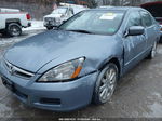 2007 Honda Accord 3.0 Se Light Blue vin: 1HGCM66467A014005