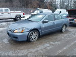 2007 Honda Accord 3.0 Se Light Blue vin: 1HGCM66467A014005