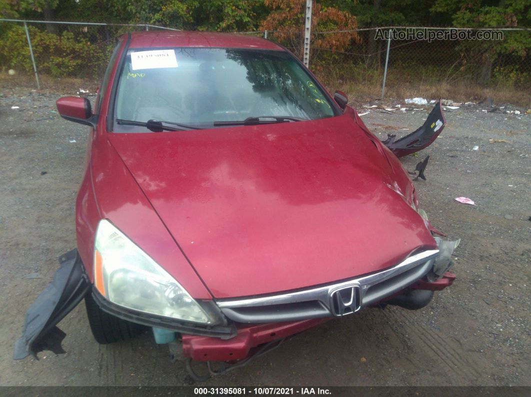 2007 Honda Accord 3.0 Se Maroon vin: 1HGCM66467A043259