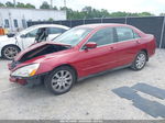 2007 Honda Accord 3.0 Se Темно-бордовый vin: 1HGCM66477A058207