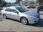 2007 Honda Accord 3.0 Se Silver vin: 1HGCM66487A022932