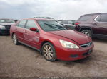 2007 Honda Accord 3.0 Se Burgundy vin: 1HGCM66487A050133