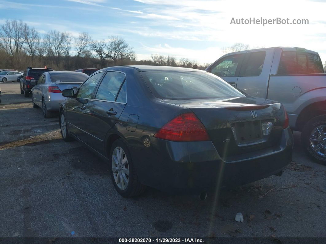 2007 Honda Accord 3.0 Se Gray vin: 1HGCM66497A068897